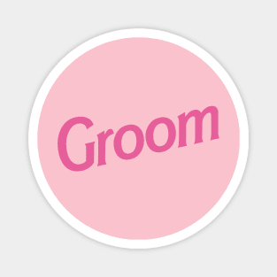 Groom Barbie logo Magnet